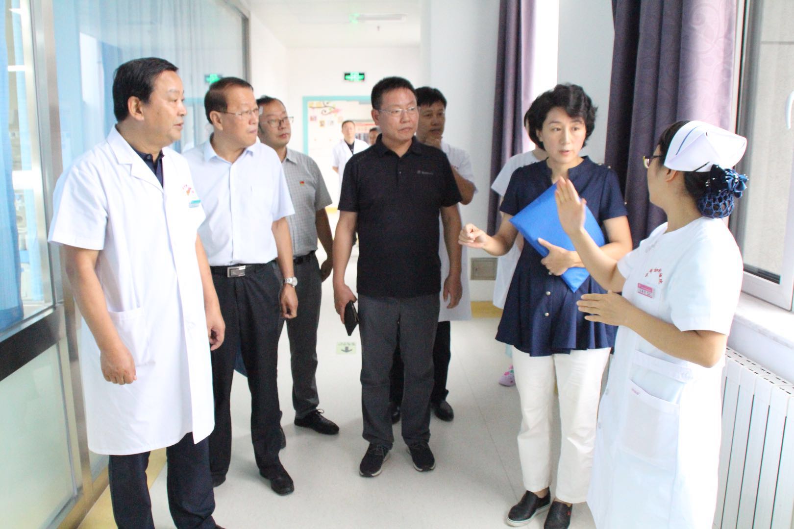 國(guó)家衛(wèi)生健康委員會(huì)婦幼司副司長(zhǎng)宋莉一行赴我院督導(dǎo)調(diào)研